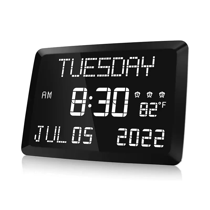 Digital LED Alarm Clock with Calendar